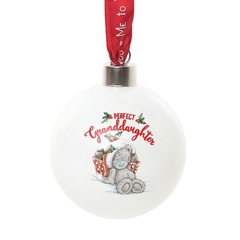 Perfect Granddaughter Me To You Bear Christmas Bauble £2.99